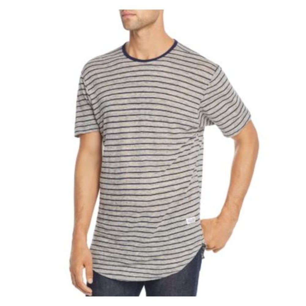 KINETIX Mens Gray Classic Fit T-Shirt S